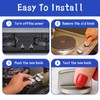 YREYBN 6 Pcs Gas Stove Knob, Cookers Knobs Replacement, Universal