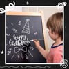 AOSUCO White Chalk Pens, 3mm Washable Liquid Chalk Markers with