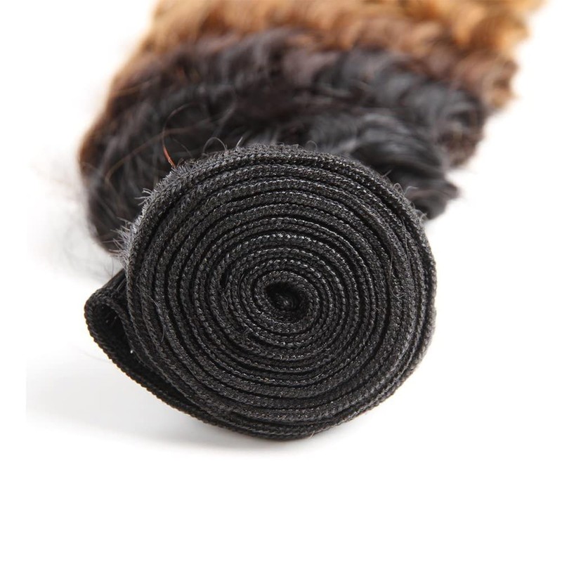 Giginger Bundles Human Hair T1B/4/30 Omber Deep Wave Human Hair