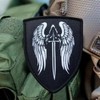 Velcro Patches, Angel with Sword Print Tactical Morale Patch Hook