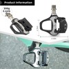 ROCKBROS Road Bike Pedals Alloy Clipless Bicycle Pedals with Cleats