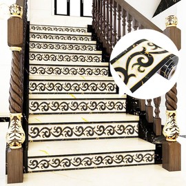 GKKBUFF Modern Geometric Wall Covering PVC Wallpaper Border Borders Stickers Border Decortaive Tile Stickers Kitchen Cabinet Toilet Border for Ceiling/Corner/Furniture/Door/Wardrobe/Home Decor