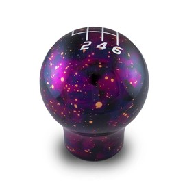 Billetworkz Cosmic Space Shift Knob Compatible with Manual 1999-24 VW MK4/MK5/MK6/MK7/MK8 Golf/GTI/Golf R/Jetta/GLI, Purple Cosmic