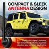 AntennaMastsRus Short Rubber Antenna for Jeep Wrangler JK/JL Gladiator (2007-2024),