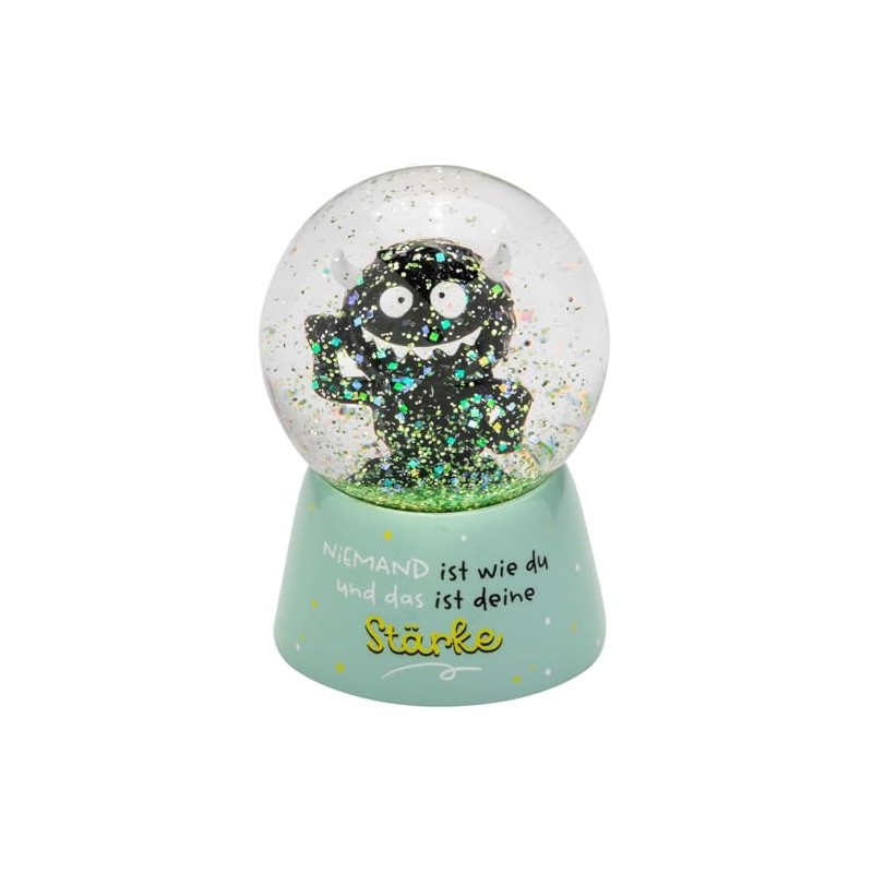 H:PPY Life Dream Globe Monster with Saying Strength | Snow