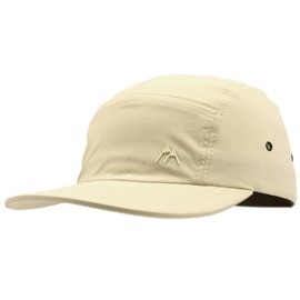 YAMEE Quick Dry 5-Panel Baseball Cap for Men/Women - Waterproof Sports Hat, Adjustable for Running Cycling Golf | Hip Hop Dad Hat (UK, Alpha, One Size, Beige)
