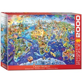 EuroGraphics (EURHR Crazy World 2000Piece Puzzle 2000Piece Jigsaw Puzzle (8220-5343)