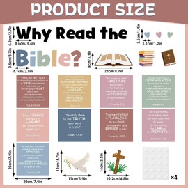 Boho Christian Religious Bulletin Board Inspirational Prayer Classroom Bulletin Board Decor Jesus the Bible Says Cutouts Reading Posters for Sunday School Church Back to School Chalkboard Door Supply