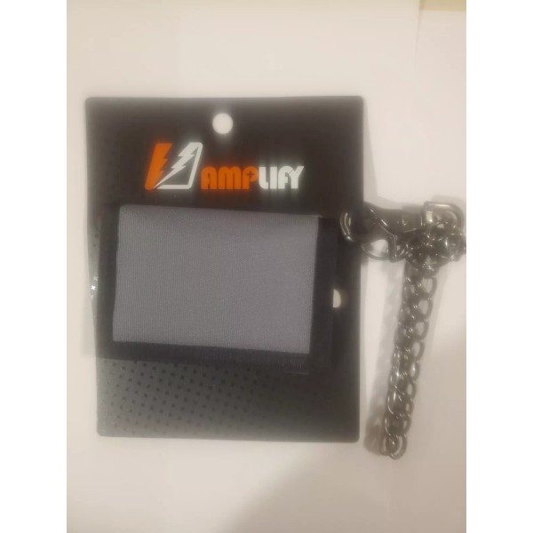 Sears Gray Trifold Wallet With Chain