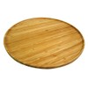 Captain Stag UP-2548 Bamboo Tableware, Take-Ware Stacked Round Plate, 11.0