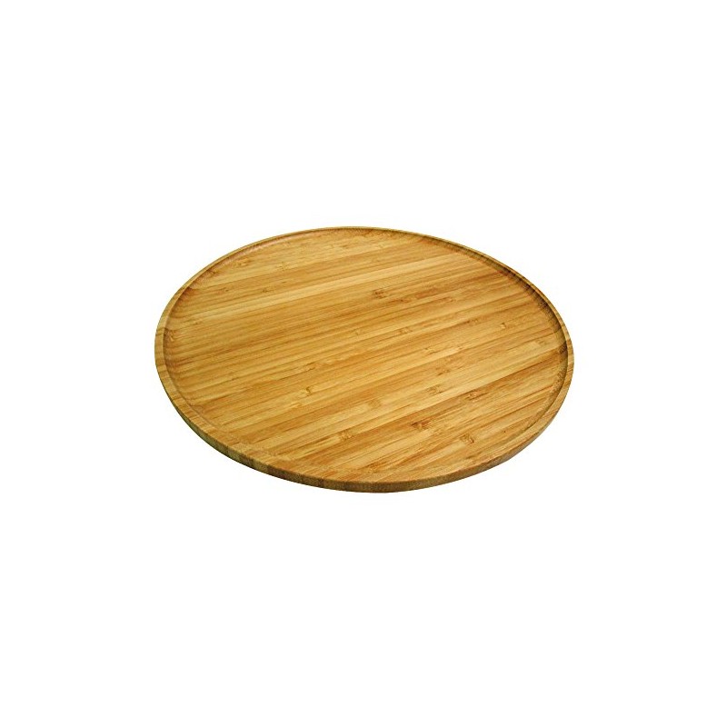 Captain Stag UP-2548 Bamboo Tableware, Take-Ware Stacked Round Plate, 11.0
