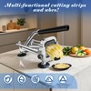 1/4 In Blade French Fry Cutter, Efortless Commercial Vegetable Chopper,
