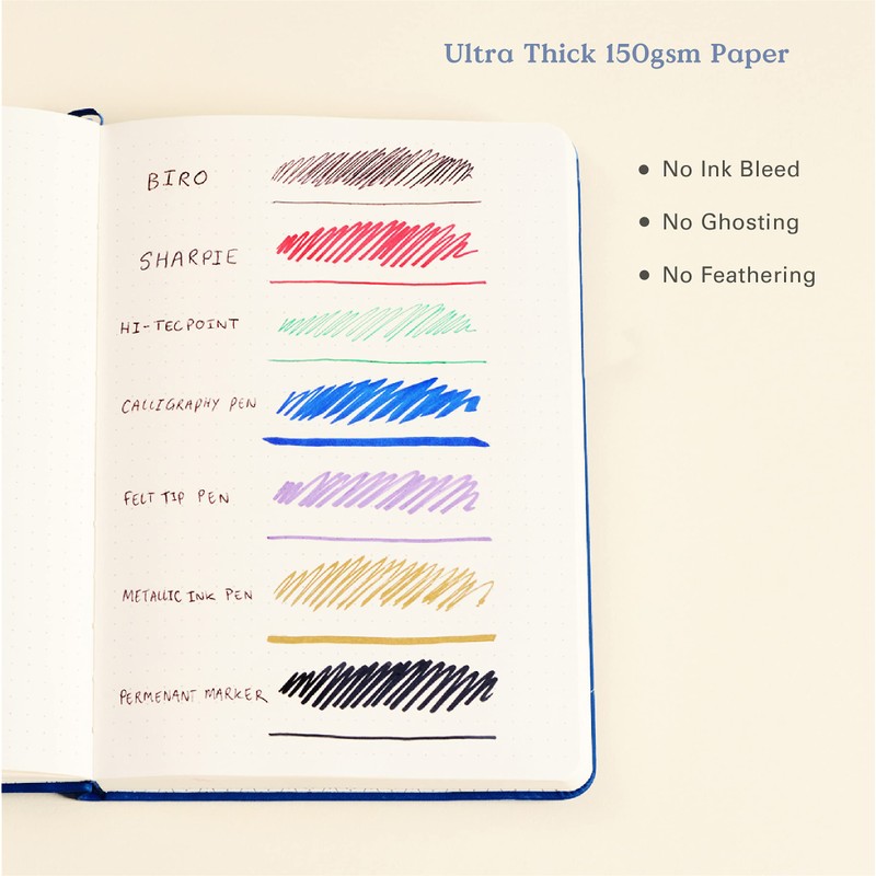 Ottergami Dotted Notebook A5 Hardback - The Pro Bullet Dot