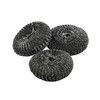 Grillstream Barbecue Scouring Brush Head Replacements Heads, Durable Steel Pads