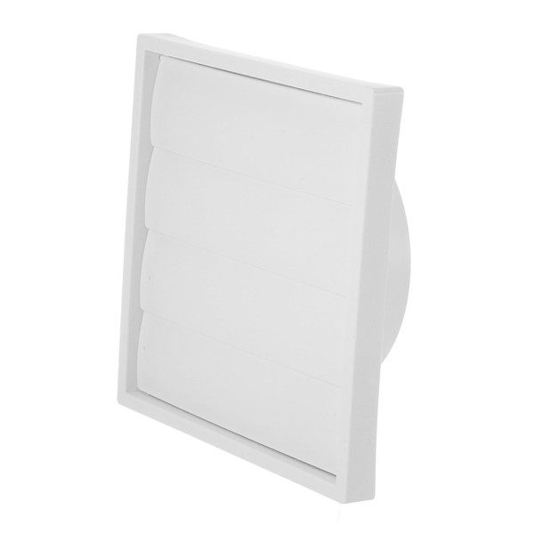 LALAFINA Louvered Vent Cover with Net Weatherproof Plastic Air Vent