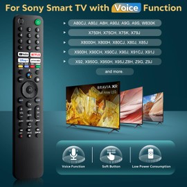 Replacement for Sony-TV-Voice-Remote-Control, Compatible with Sony Bravia XR/XBR/KD Series 4K/8K LED OLED Google/Android Smart TVs (1 Year Warranty)