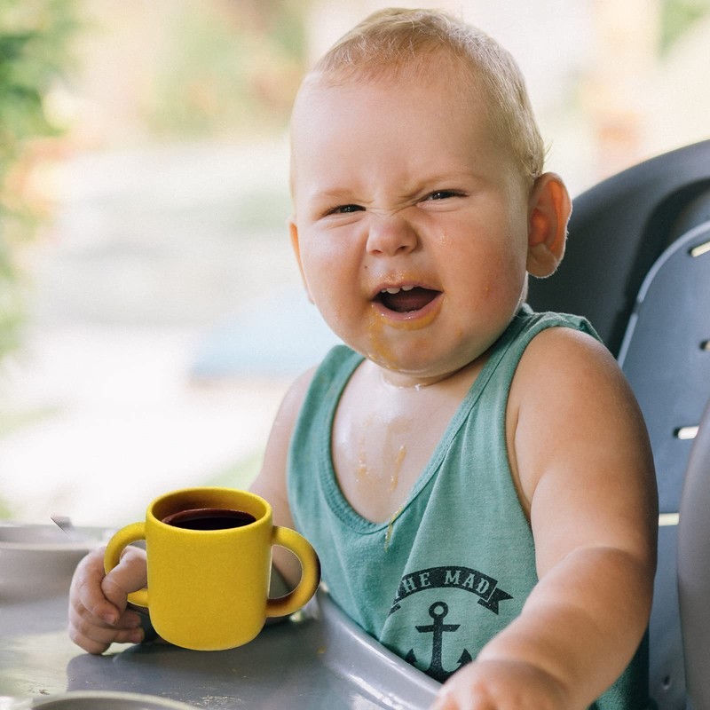 paeyaer Silicone Training Cup for Infants - 2 easy- grip