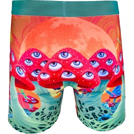 Good Luck Undies Men's Magic Mushrooms Boxer Brief Underwear, Extra Large