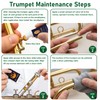 12pc Trumpet Cleaning Kit - Powerful Clean and Restores Smooth