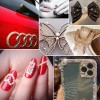 AJC Toys Piedra De Cristal Tornasol Super Calidad Nail Art
