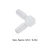 10 Pieces Angle Hose Nozzle Plastic 90 Degree Angle Hose