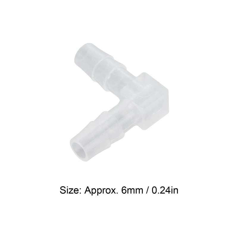 10 Pieces Angle Hose Nozzle Plastic 90 Degree Angle Hose