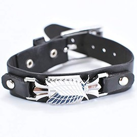 Multiculture Anime Manga Cosplay Survey Body Scouting Legion Bracelet, 17 cm, Plastic Metal, 17 cm, Plastic Metal, 17 cm, Plastic and Metal, Plastic and metal
