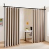 Room Divider No Drilling Curtain Rod Wall Divider for Room