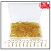 TTSAM 120pcs Earring Hooks with Ball and Coil, Hypo Allergenic