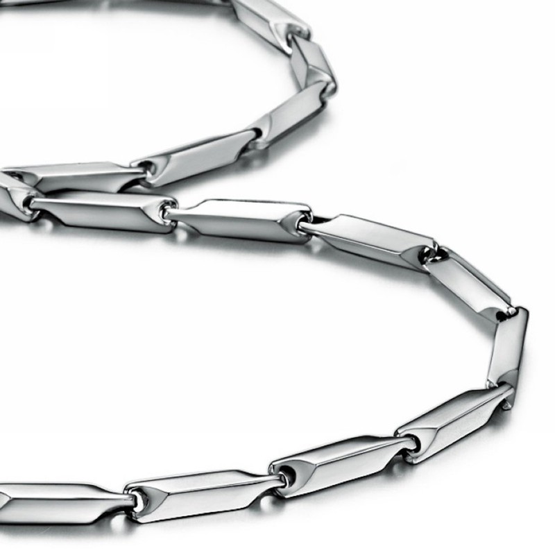 Merdia Stainless Steel Ingot Chain 18" 20" 22" 24" 26"