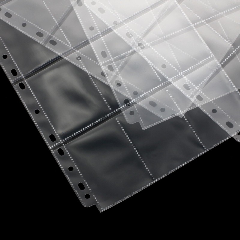 eTone 120 Archival Storage Sheets 6X9 Single Film Negative Slide,