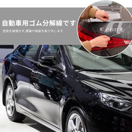 PAVIKE Car Emblem Removal Tool Car Emblem Removal Line [2 Pieces] Emblem Removal, Car Seal Removal, Scratchless Pry Tool Practical Convenient and Safe Emblem Removal Kit Suitable for Removing Car