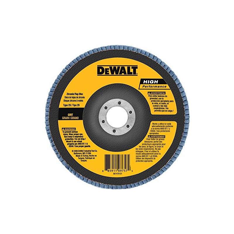DEWALT DW8381H 6-Inch X 5/8-Inch-11 60G Type 29 Hp Flap