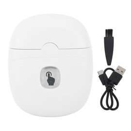 Electric Nail Clipper Automatic Nail Clipper with LED Light, 2 Speed Adjustable Fingernail Cutter and File USB Charging Rechargeable Portable Fingernail Trimmer for Baby Kid