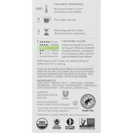 TAZO Tea Bags Green Tea Regenerative Organic Zen Tea 16 Count