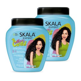 Skala Beauty Hair Masks - Nourishing, Gentle, Hydrating - Hair care Products Conditioner Moisture Shampoo Hydrate Moisturizing Repair Restore Vitamins:_2 Pack - Skala Mais Cachos