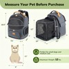 Morpilot Expandable Cat Carrier Backpack for Small Dogs & Cats