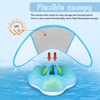 Adnee 2 Pack Baby Swim Float Removable Canopy-Sun Protection Canopy