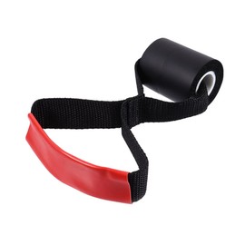 GRIRIW 1 PC Durable Door Bolts Latches with Creative Tension Ropes Black Red for Fitness Training Home Office Use Prevents Door Damage for Athletes and Strength Training
