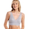 Floatley Cozy Wireless Plunge Bra for Women, Buttery Soft Comfort
