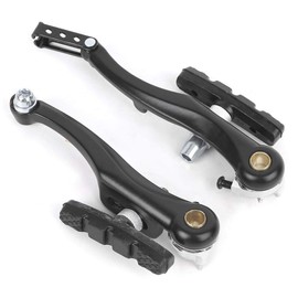 Bike V Brake Set, 1 Pair Bicycle V Brakes Pads Set, Front & Rear V-Brakes, Cycling Aluminium Alloy V Brake Set Replacement for Most Bicycle, Mountain Bike, Road Bike, MTB, BMX(one Pair)