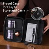 Manual Coffee Grinder with Foldable Handle, Conical Burr Coffee Grinder