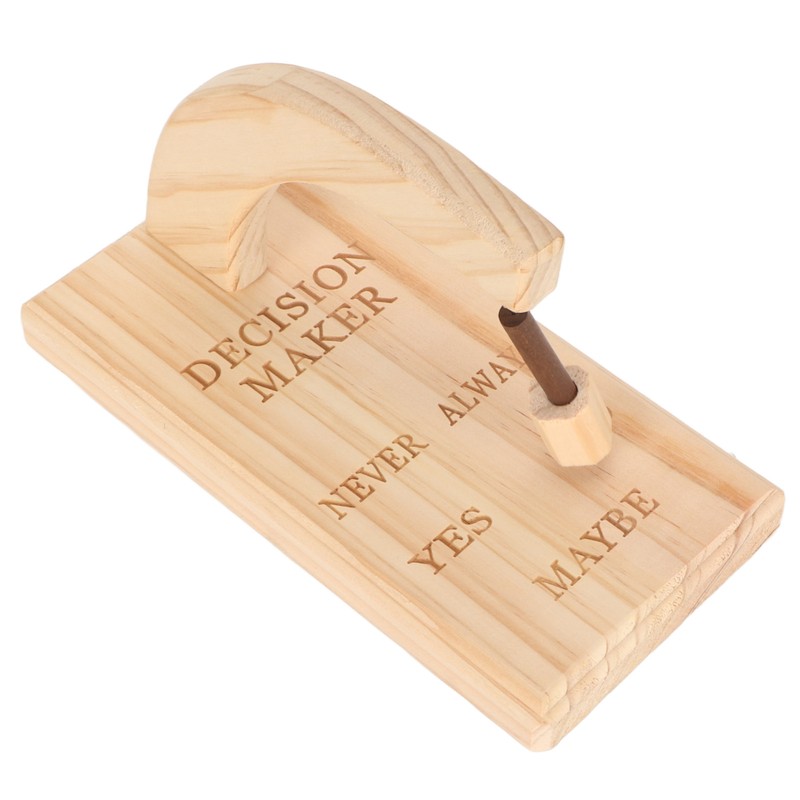Wooden Magnetic Decision Maker Innovative Oscillating Magnetic Selector Swing to