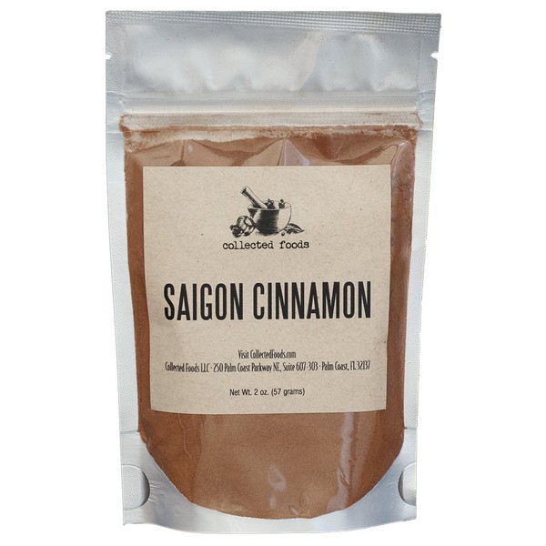 True Saigon Vietnamese Cinnamon Powder by Collected Foods - 2 oz (1 Package)