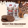 LIEBERS Dark Italian Chocolate Rice Cakes, Kosher, Gluten Free, 6