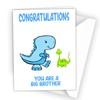 Congratulations Card on Becoming A Big Brother, New Sibling Baby