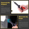 42Pcs Plastic Rivet Gun Set with 40Pcs 4Sizes Nylon Blind