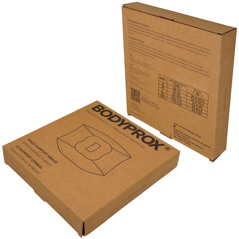 Bodyprox Breathable Back Brace, Back Support Brace for Men and