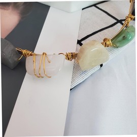 BIUDECO Unique Color Stone Headband Fashion Hair Hoop for Women Girls Stylish Headwear for Daily Occasions