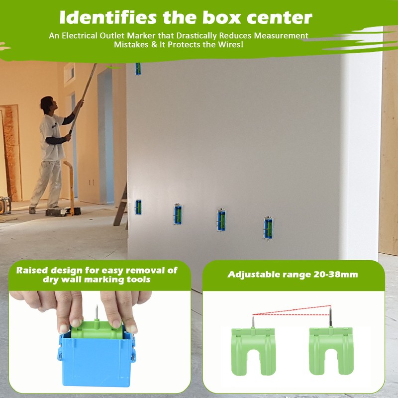 5PCS Drywall Marking Tool Accurate Marking Dry Wall Electric Box